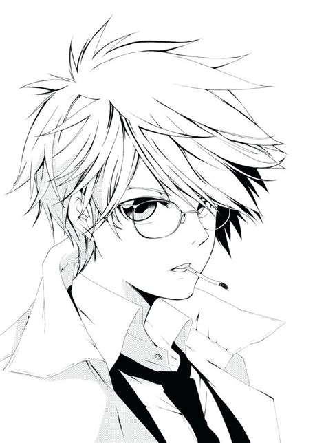 Coloring Pages Of Anime Boys At Getdrawings Free Download