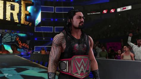Wwe 2k19 Roman Reigns Official Entrance Video Youtube