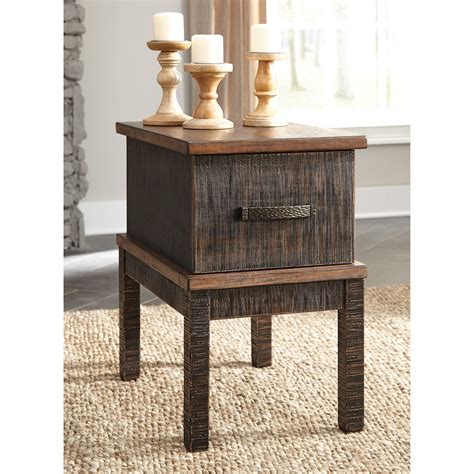Ashley Signature Design Stanah T892 7 Chair Side End Table With Built