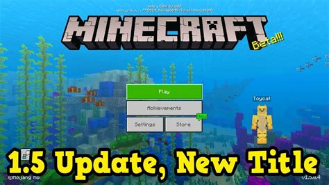 The Best Change Yet New Minecraft 15 Beta Aquatic Update Youtube