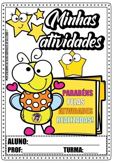 Capa Para Atividades Remotas Educa O Infantil