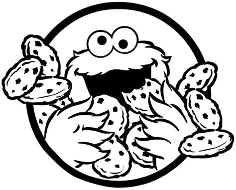Place on lightly greased baking sheet. Cookie Monster Coloring Page - GetColoringPages.com