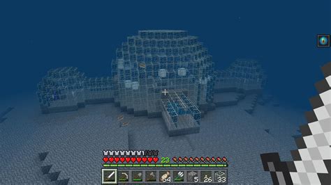 Just Finished My Underwater Base In Survival Rminecraft