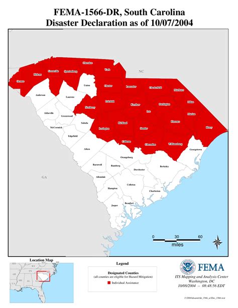 South Carolina Flood Map