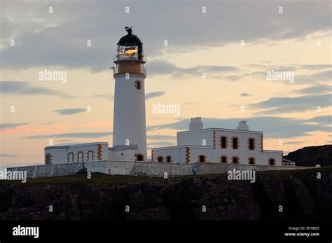 Rua Reidh Lighthouse At Sunrise Wester Ross Scotland Stock Photo Alamy