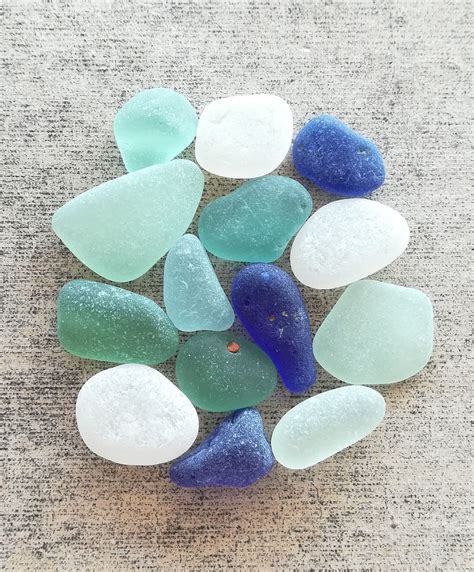 Genuine Sea Glass Tropical Blues Bulk Sea Glass Small Etsy Tropical Blue Sea Glass Sea