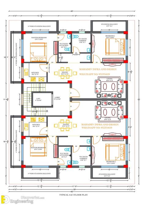 Top 46 Stunning 2d House Plan Ideas For Different Areas Engineering