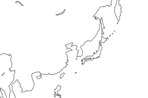 Blank Map Of Aisa Maps Capital