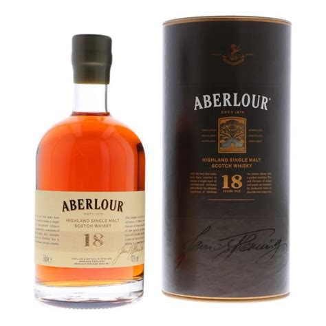 aberlour 18 year old scotch whisky abv43 50cl with t box — the liquor shop singapore