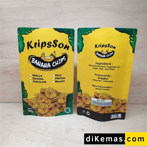 Kemasan Snack Standing Pouch Alupaper Printing