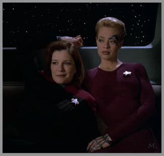 Janeway X Seven On Tumblr Hot Sex Picture