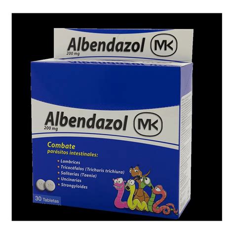 Albendazol MK 200mg x 2 tabletas Tienda online con envíos a domicilio