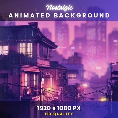 Animated Background Anime Style Nostalgic Apartment for Lofi Vtubers