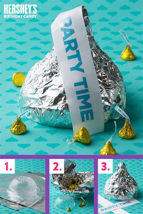 How To Make A Giant Hersheys Kiss Party Favor Filled With Kisses