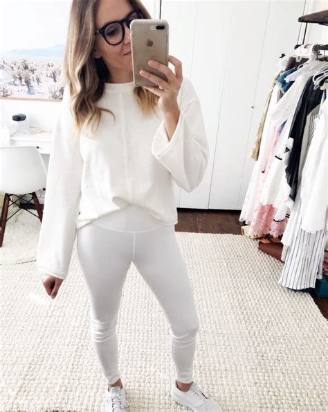 The Best White Leggings For Any Activity Fleurdille Outfits With