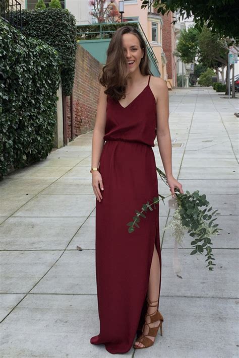 20 Breathtaking Burgundy Bridesmaid Dresses For Fall Page 4