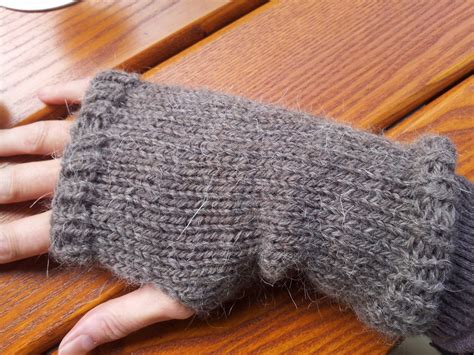 Roving Around Crafts Rustic Style Hand Knitted Wrist Warmers