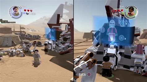 Lego Stars Wars The Force Awakens Live Multiplayer Gameplay Ps4