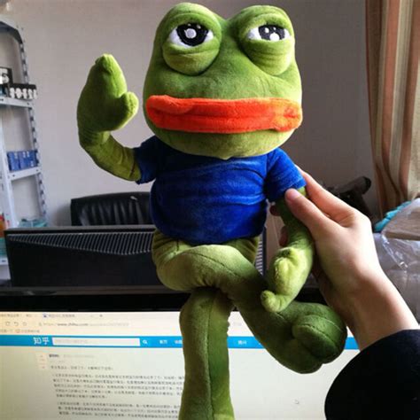 18 Pepe The Frog Sad Frog Plush 4chan Kekistan Meme Doll Stuffed Toy