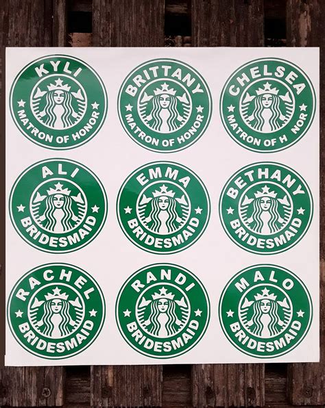 Starbucks Cup Decal Starbucks Stickers Starbucks Tumbler