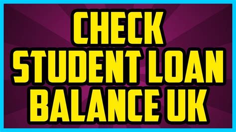 Online registration can only be done instantly if you have a. How To check Student Loan Balance UK 2017 (QUICK & EASY ...