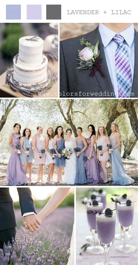 Lavender And Lilac Spring Wedding Color Ideas Colors For Wedding