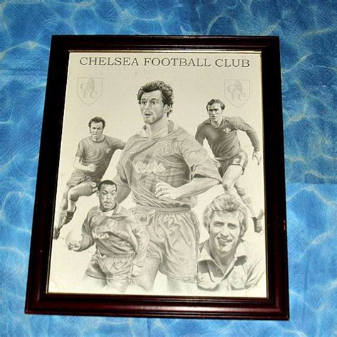 O chelsea football club (afi: Chelsea Football Club Black And White Framed by ...