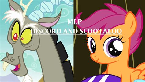 Mlp Discord And Scootaloo Cover Discord My Little Pony Friendship