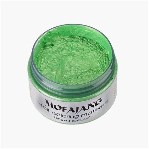 Mofajang Green Hair Wax Color