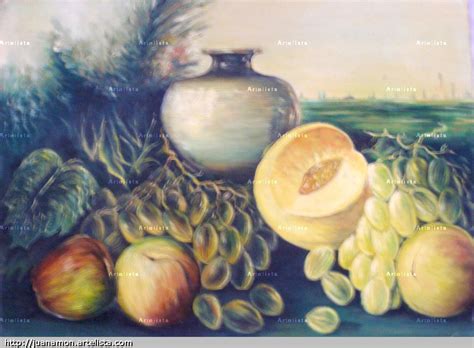 Bodegon Con Frutas De Otoño Juana Montes Pajuelo