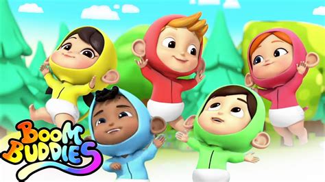 Five Little Babies Boo Boo Song Five Little Monkeys Nursery