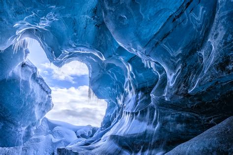 Download Cave Ice Iceland Nature Ice Cave 4k Ultra Hd Wallpaper