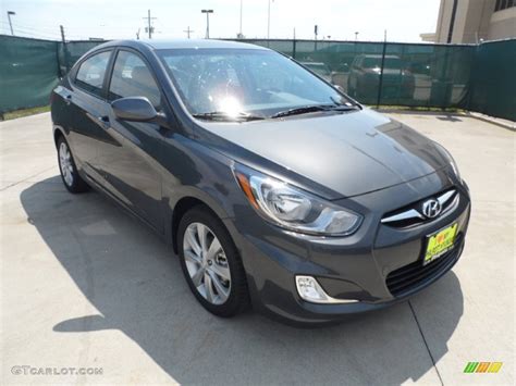 Prices shown are the prices people paid including dealer discounts for a used 2012 hyundai accent sedan 4d gls with standard options and in good condition with an average of 12,000 miles per year. 2012 Cyclone Gray Hyundai Accent GLS 4 Door #53463632 ...