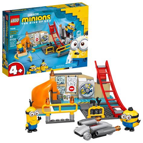Lego Minions The Rise Of Gru Minions In Grus Lab Building Toy Set