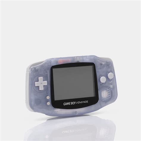 Nintendo Game Boy Advance Glacier Game Console With Backlit Screen