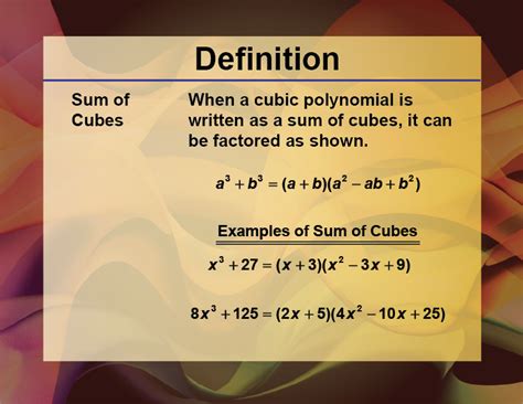 Math Definitions Collection Polynomials Media4math
