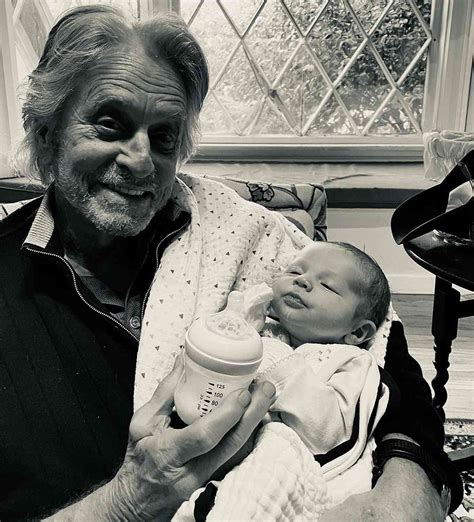 Michael Douglas Meets Month Old Grandson Ryder For The First Time