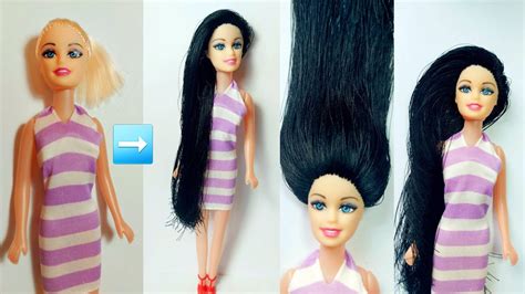 Diy Barbie Hairs Rerootingbarbie Dolls Hairs From Silk Threaddolls