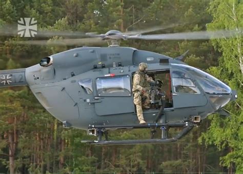 German Air Force Helicopter Wing 64 Mg6 Minigun Militaryleak