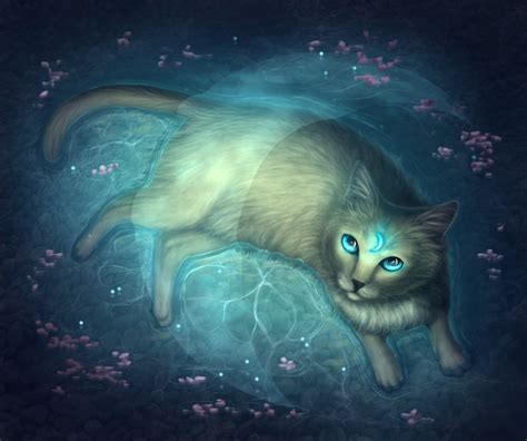 Magic Moon Cat By Wolfsecho On Deviantart