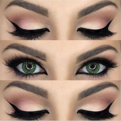 46 Classy Eye Makeup Ideas For Green Eyes That Looks Cool Black Eye