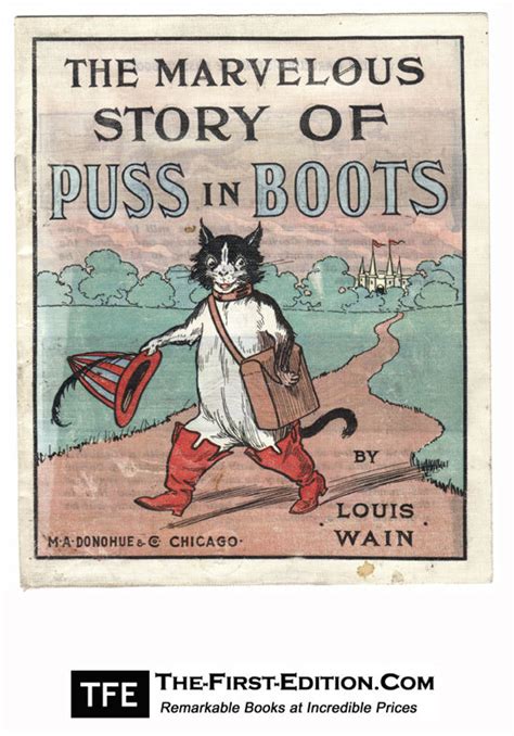 The Marvelous Story Of Puss In Boots By Louis Wain By Louis Wain 1904