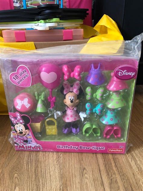 Fisher Price Minnie Mouse Birthday Bow Tique Hobbies And Toys Toys