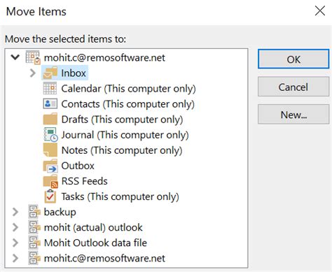 Recover Deleted Folder From Outlook