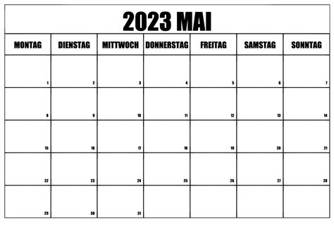 Mai 2023 Kalender The Beste Kalender