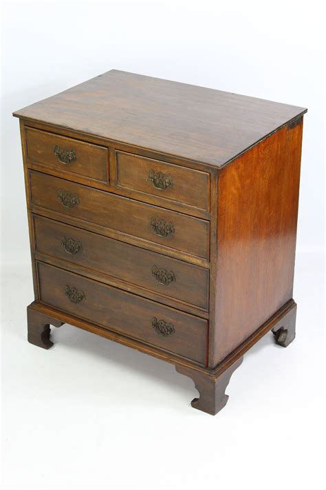 Small Vintage Mahogany Chest Of Drawers