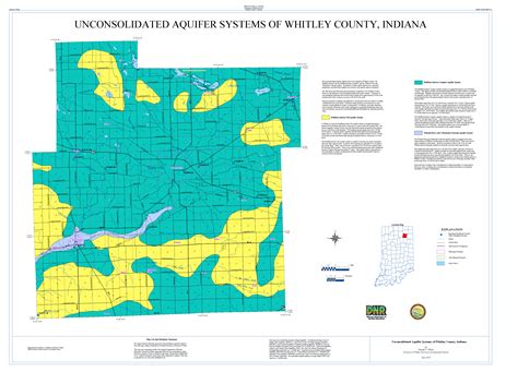 Dnr Water Aquifer Systems Maps 40 A And 40 B Unconsolidated And