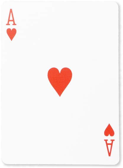 Download Ace Of Hearts Playing Card な が ちか ひでよ し Re Full Size Png