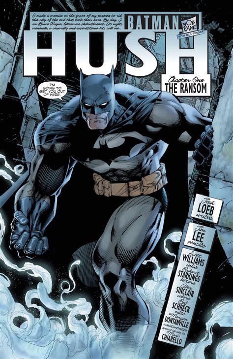 Batman Hush 1 Special Edition Preview Whats Old Is New Again