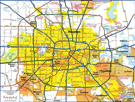 Printable Houston Map